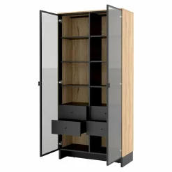 Witryna dwudrzwiowa przeszklona NOMAD