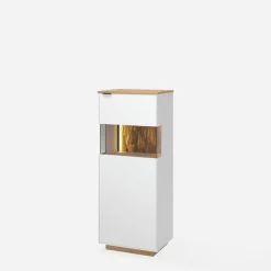 Witryna niska z oświetleniem BREMEN prawa