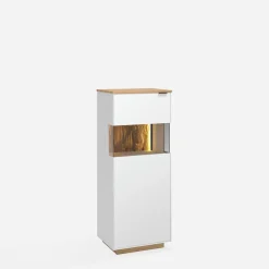 Witryna niska z oświetleniem BREMEN lewa