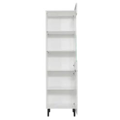 Witryna ryflowana biała WAVE