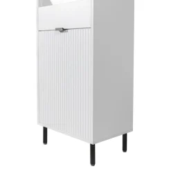 Witryna ryflowana biała WAVE