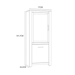 Witryna wąska SAN CAYETANO