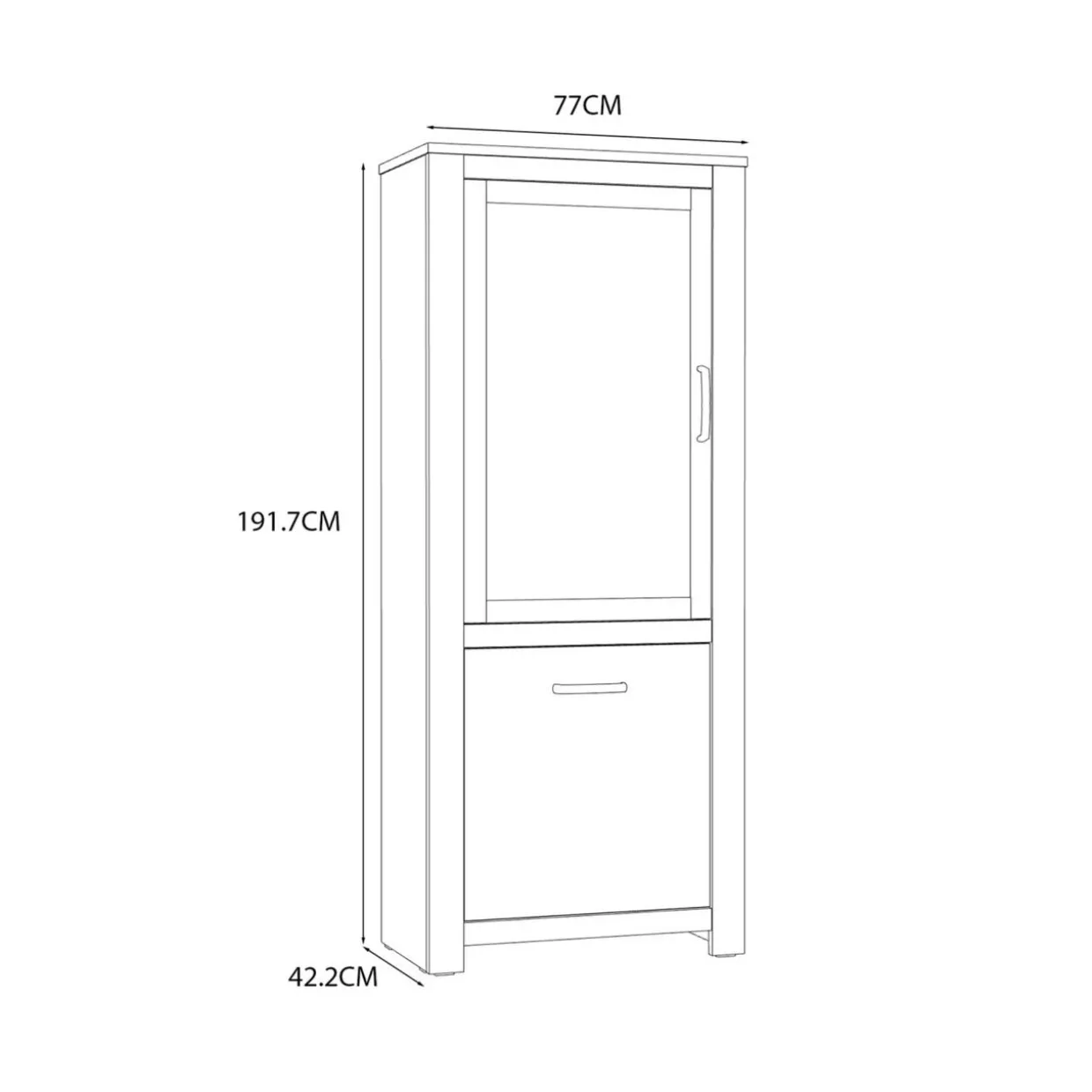 Witryna wąska SAN CAYETANO