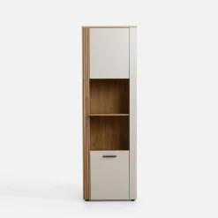 Witryna wysoka kaszmirowa FREZO