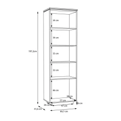 Witryna wysoka LOUOTO