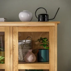 Witryna z litego drewna PAOLA brzoza naturalna