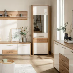 Witryna z oświetleniem GALA wysoki połysk