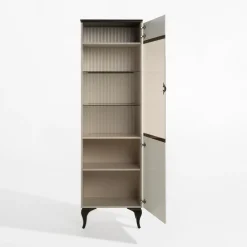 Witryna z oświetleniem MADERA prawa