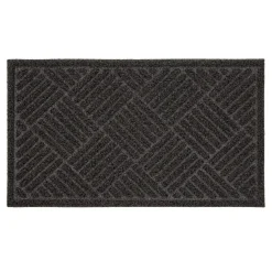 Wycieraczka szara jodełka w kwadracie 45x75 cm