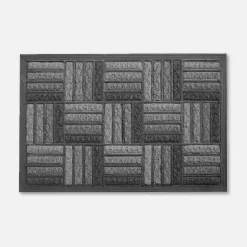 Wycieraczka szara TARTAN PUS 40x60 cm