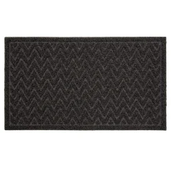 Wycieraczka szara zygzak 45x75 cm