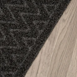 Wycieraczka szara zygzak 45x75 cm