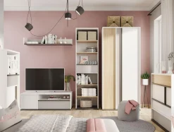 Wysoki regał na książki do pokoju młodzieżowego IMOLA