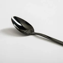 Łyżeczka do herbaty PIANO SHINY BLACK, 3 sztuki