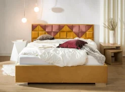 Zagłówek do łóżka FIBI 140x110,miodowy