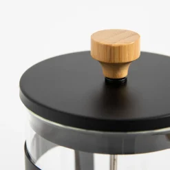 Zaparzacz tłokowy z bambusowym uchwytem 1L