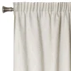 Zasłona żakardowa na taśmie jasnobeżowa FAVAR 140x260 cm