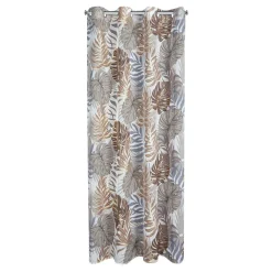 Zasłona do salonu brązowa-złota KATE 140x250 cm