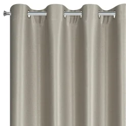 Zasłona do salonu ciemnobeżowa SELINA 140x250 cm