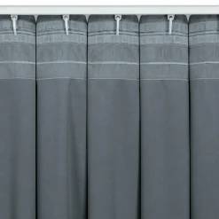 Zasłona do salonu grafitowa MADLEN 140x300 cm