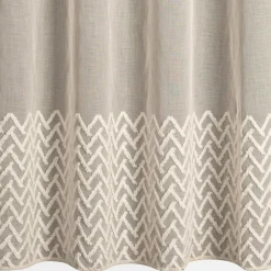 Zasłona na przelotkach beżowa ESTERI 140x250 cm