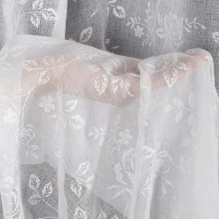 Zasłona na przelotkach biała HOLLY 140x250 cm