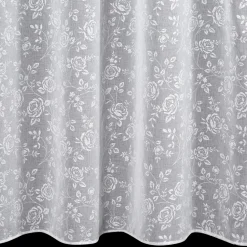 Zasłona na przelotkach biała HOLLY 140x250 cm