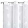 Zasłona na przelotkach biala JESSI 140x260 cm