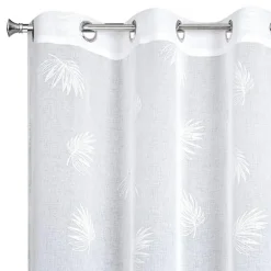 Zasłona na przelotkach biala JESSI 140x260 cm