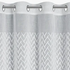 Zasłona na przelotkach biała ESTERI 140x250 cm