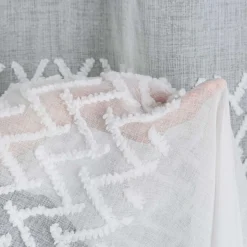 Zasłona na przelotkach biała ESTERI 140x250 cm