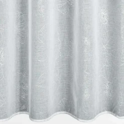Zasłona na przelotkach biało-srebrna SAGI 140x250 cm