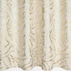 Zasłona na przelotkach kremowa MILENA 140x250 cm