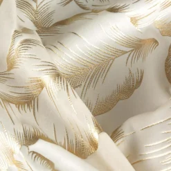 Zasłona na przelotkach kremowa MILENA 140x250 cm