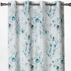 Zasłona na przelotkach niebiesko-biała ALPINA 140x260 cm