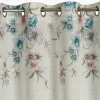 Zasłona na przelotkach w kwiaty IVY 140x250 cm