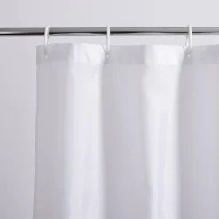 Zasłona prysznicowa w czarne liście ROSA 180x180 cm