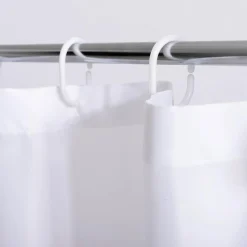 Zasłona prysznicowa w czarne liście ROSA 180x180 cm