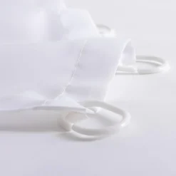 Zasłona prysznicowa w czarne liście ROSA 180x180 cm