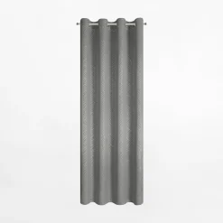 Zasłona przelotkach srebrna OLETA 140x250 cm