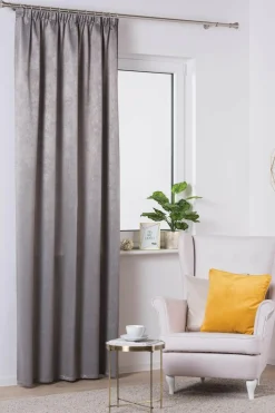 Zasłona YORK na taśmie marszczącej 140x260 cm