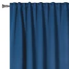 Zasłona z taśmą granatowa blockout ECLIPSE 140x260 cm