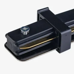 Złącze proste do szynoprzewodu czarne TRACER