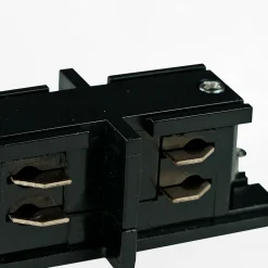 Złącze proste 3-obwodowe do szynoprzewodu czarne TRACER