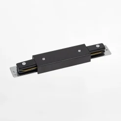 Złącze proste z podłączeniem do szynoprzewodu czarne TRACER