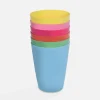 Zestaw 6 kubków plastikowych 270 ml