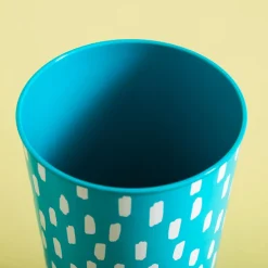 Zestaw 4 kubków plastikowych niebieski 400 ml