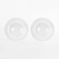 Zestaw 2 lampek LED RGB białych z pilotem