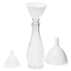 Zestaw 3 lejków kuchennych białych