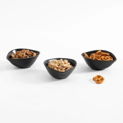 Zestaw 3 miseczek do serwowania CZARNA ŁEZKA 130 ml